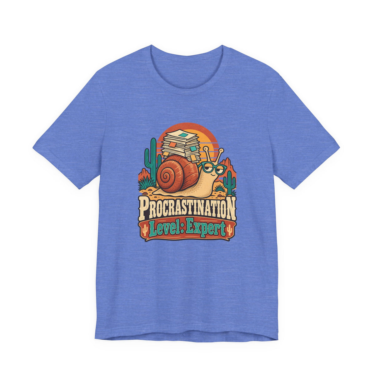 Procrastination Level: Expert Funny Student T-Shirt