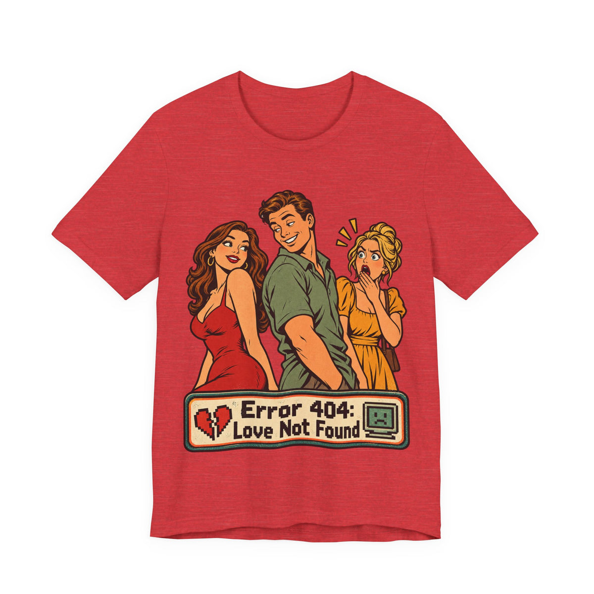Error 404: Love Not Found Funny Programmer T-Shirt