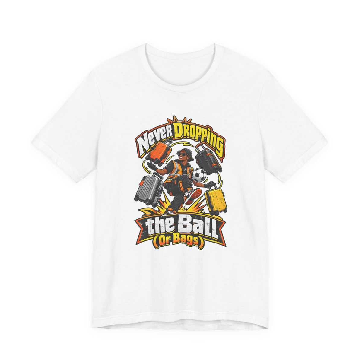 Never Dropping the Ball (Or Bags) Funny Baggage Handler T-Shirt