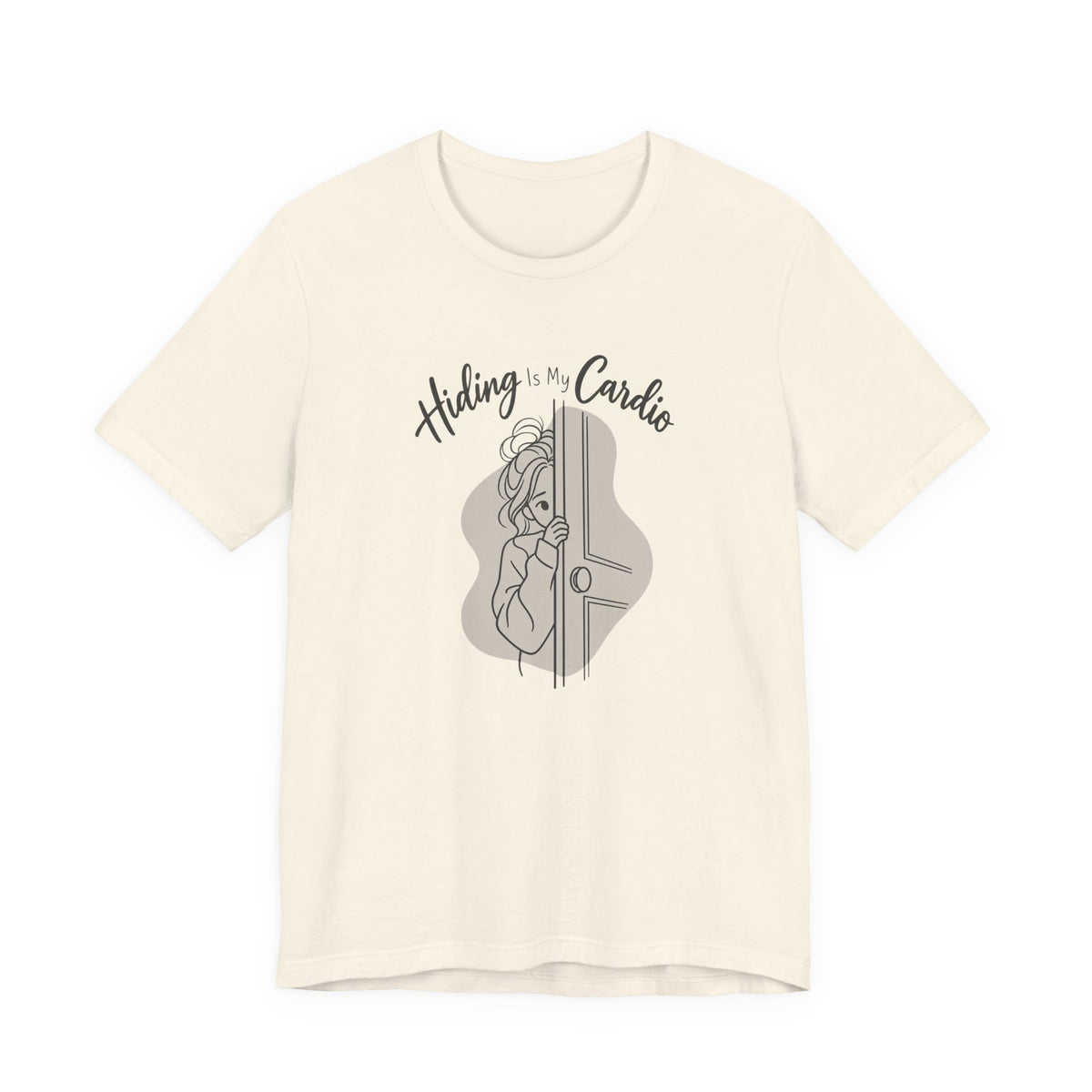 Hiding Is My Cardio Funny Introvert T-Shirt