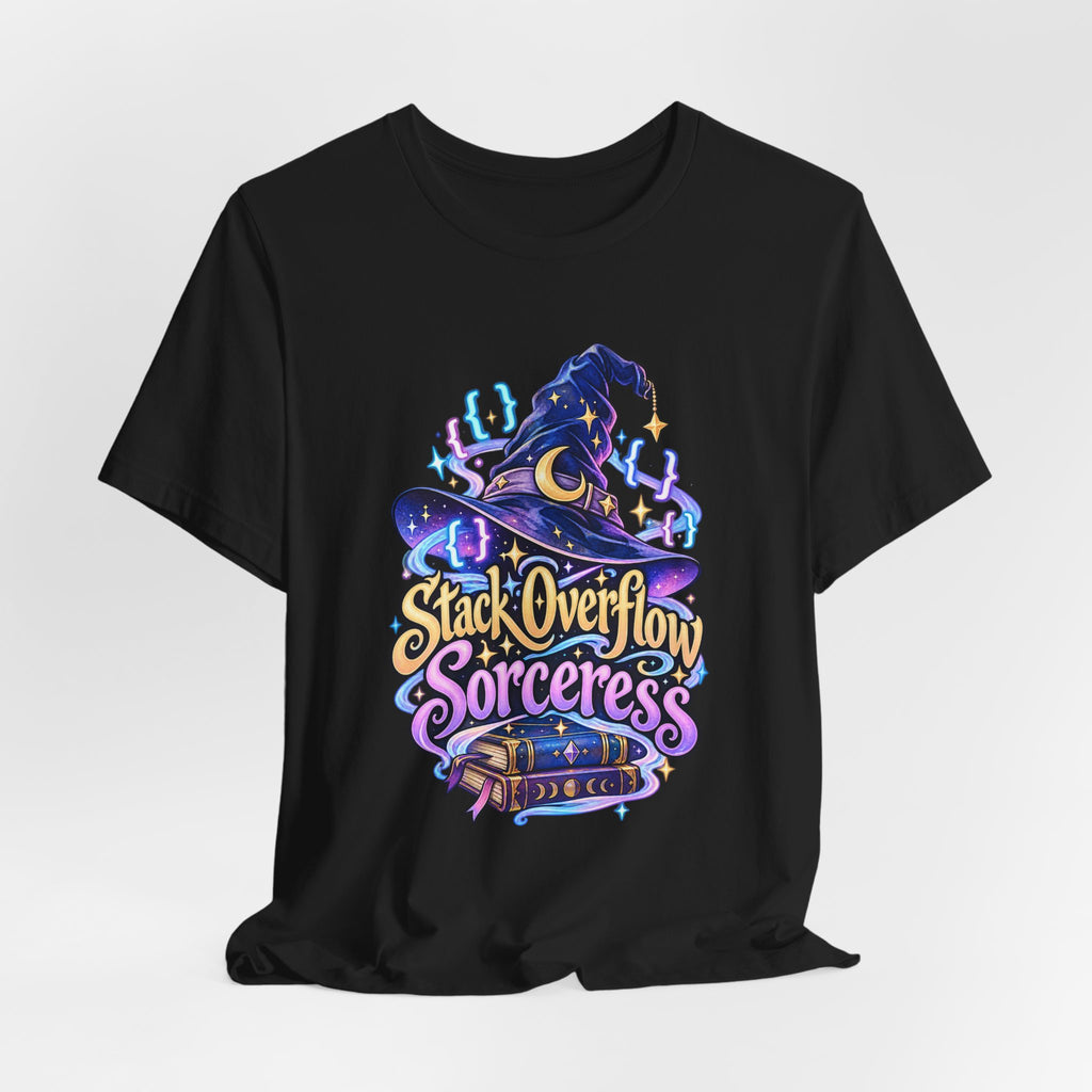 Stack Overflow Sorceress Funny Programmer T-Shirt