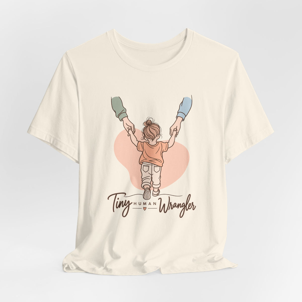 Tiny Human Wrangler Funny Parent T-Shirt