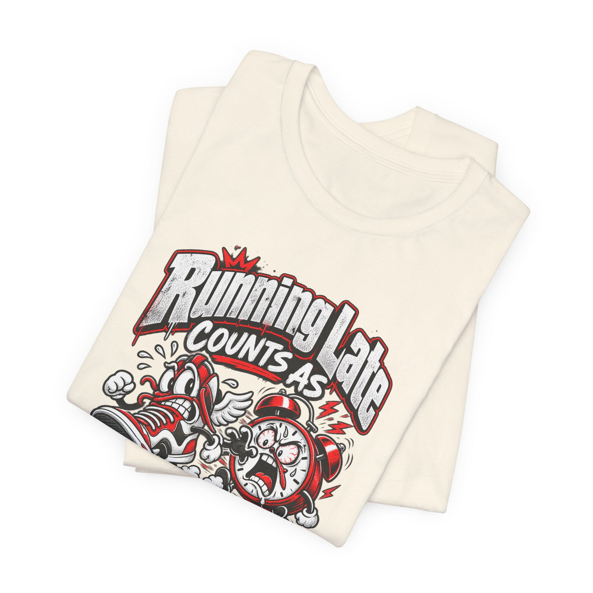 Running Late Counts As Cardio Funny Fitness T-Shirt