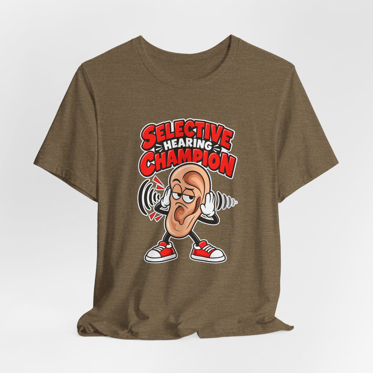 Selective Hearing Champion Funny Sarcastic T-Shirt