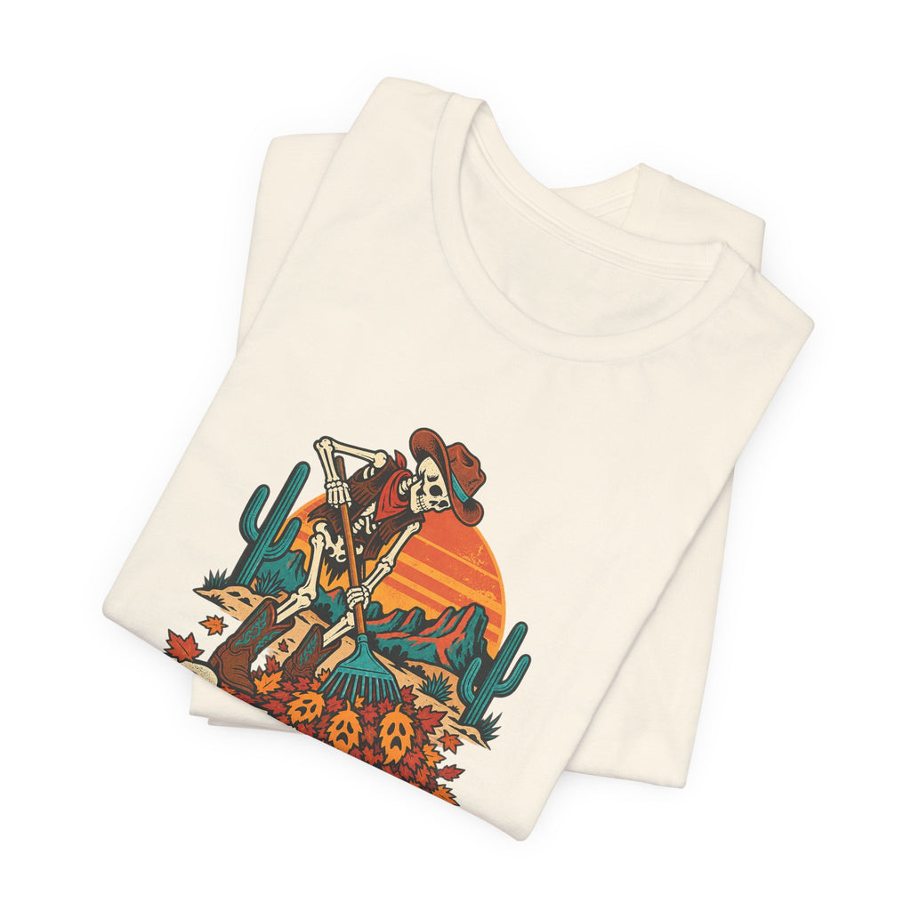Raking Up Regrets Funny Autumn T-Shirt