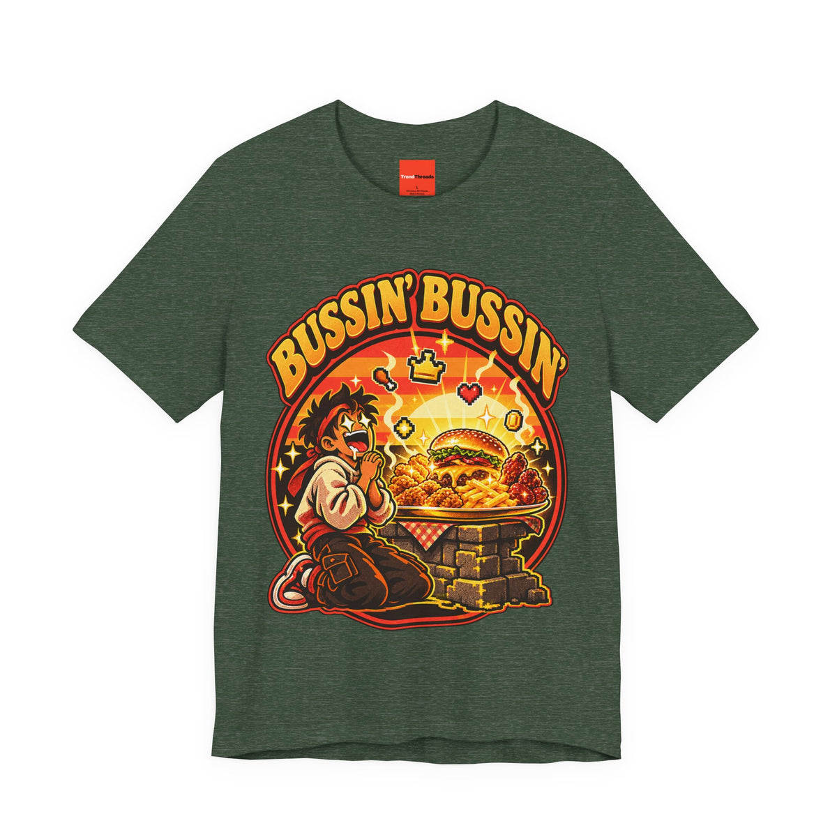 Bussin’ Bussin’ Funny Retro Vintage T-Shirt