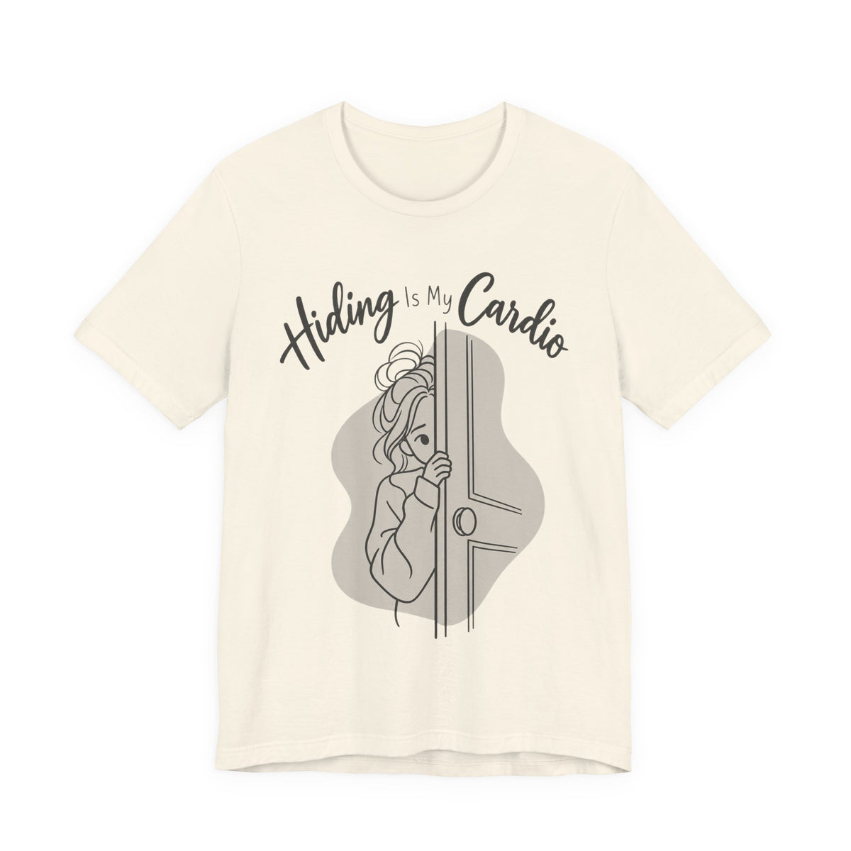 Hiding Is My Cardio Funny Introvert T-Shirt