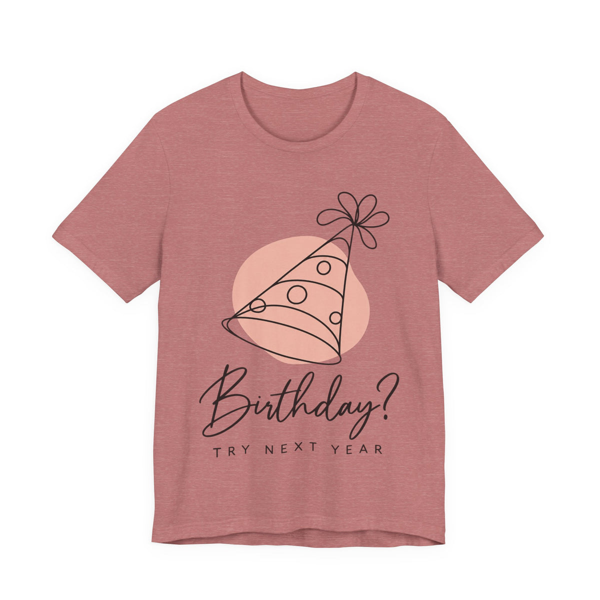 Birthday? Try Next Year Funny Sarcastic T-Shirt