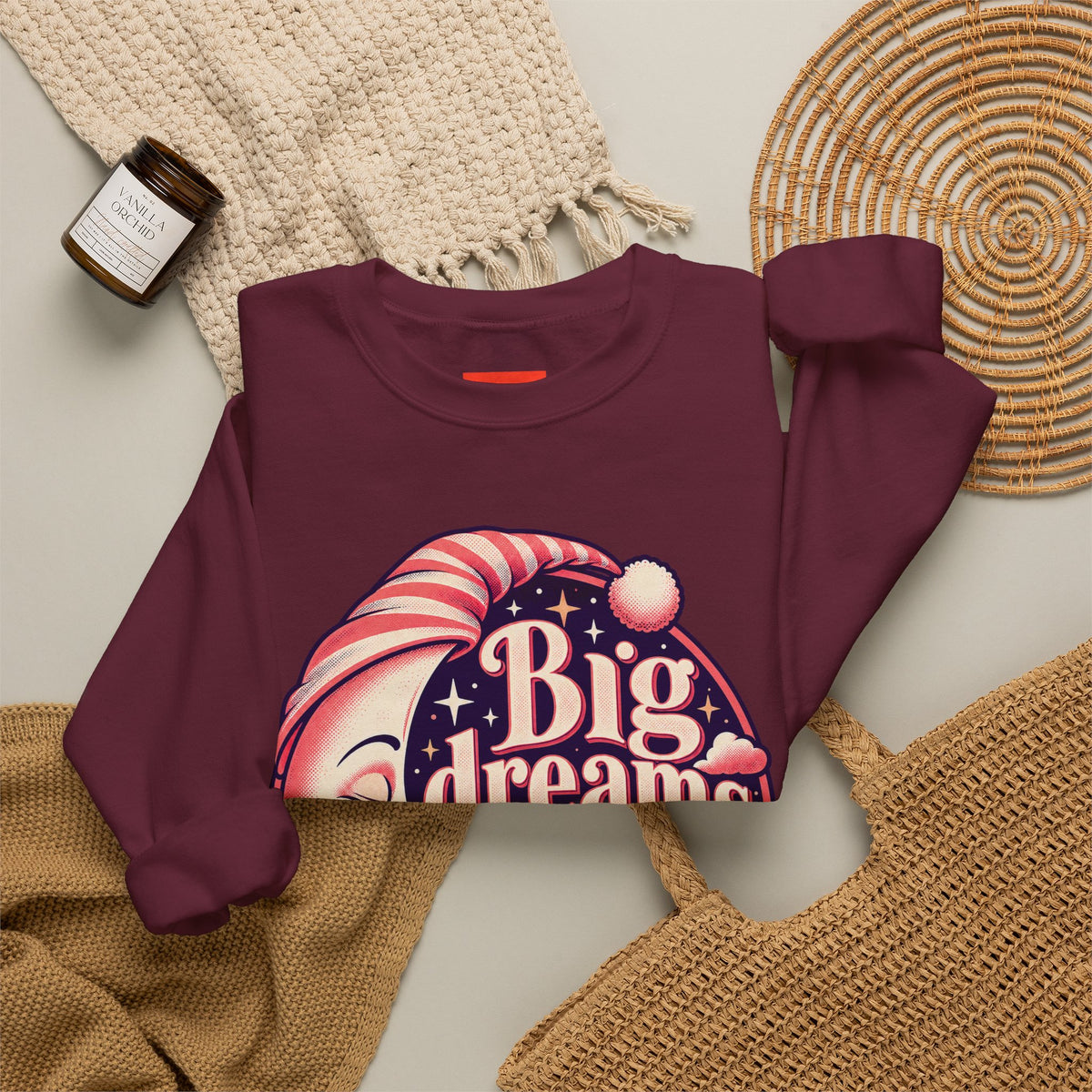 Big Dreams Need Naps Funny Sleep Sweatshirt