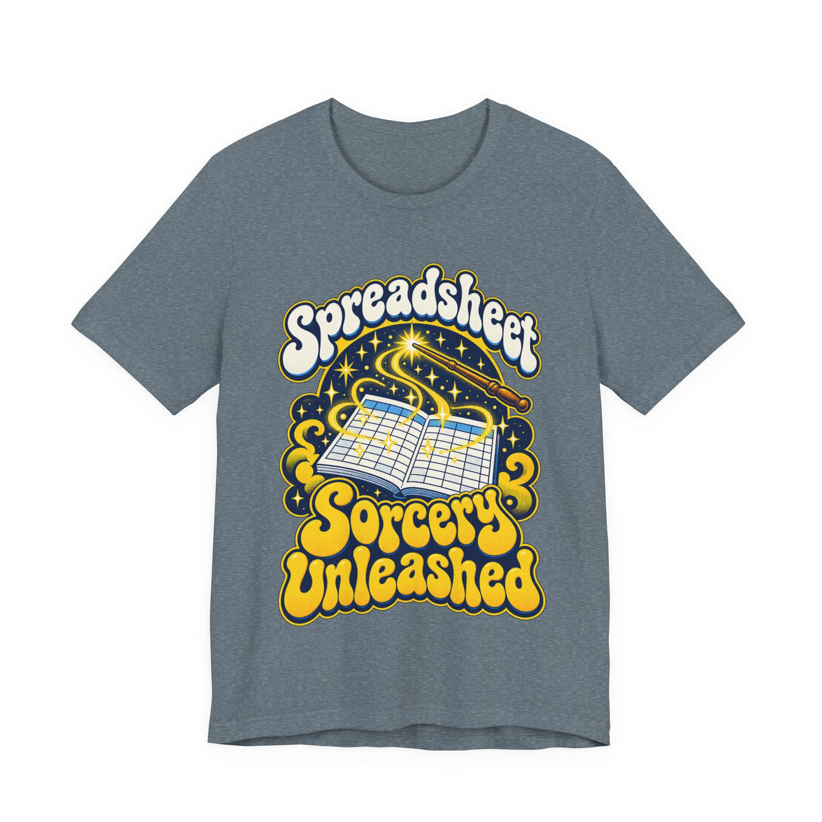 Spreadsheet Sorcery Unleashed Funny Office Humor T-Shirt