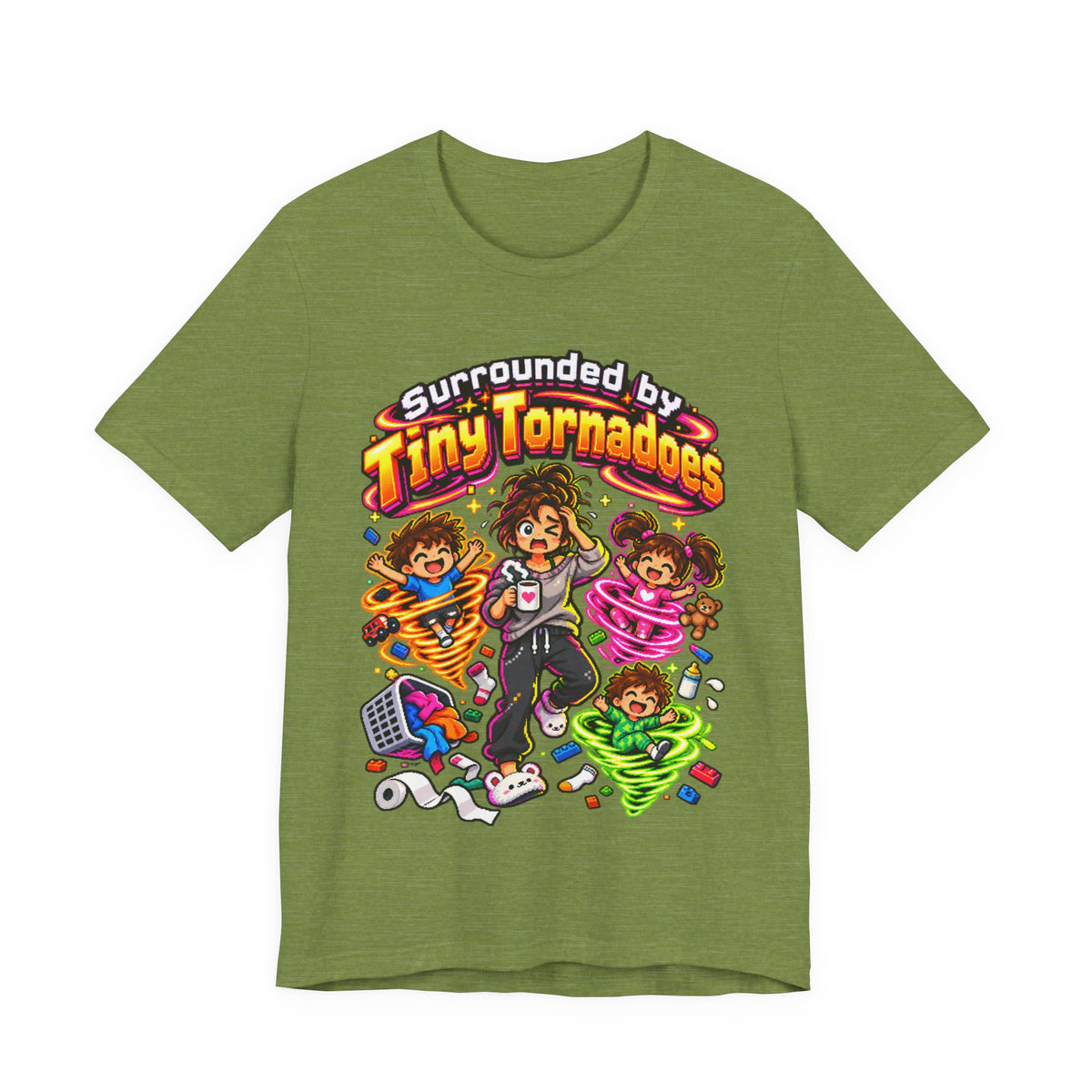 Surrounded by Tiny Tornadoes Funny Parent T-Shirt