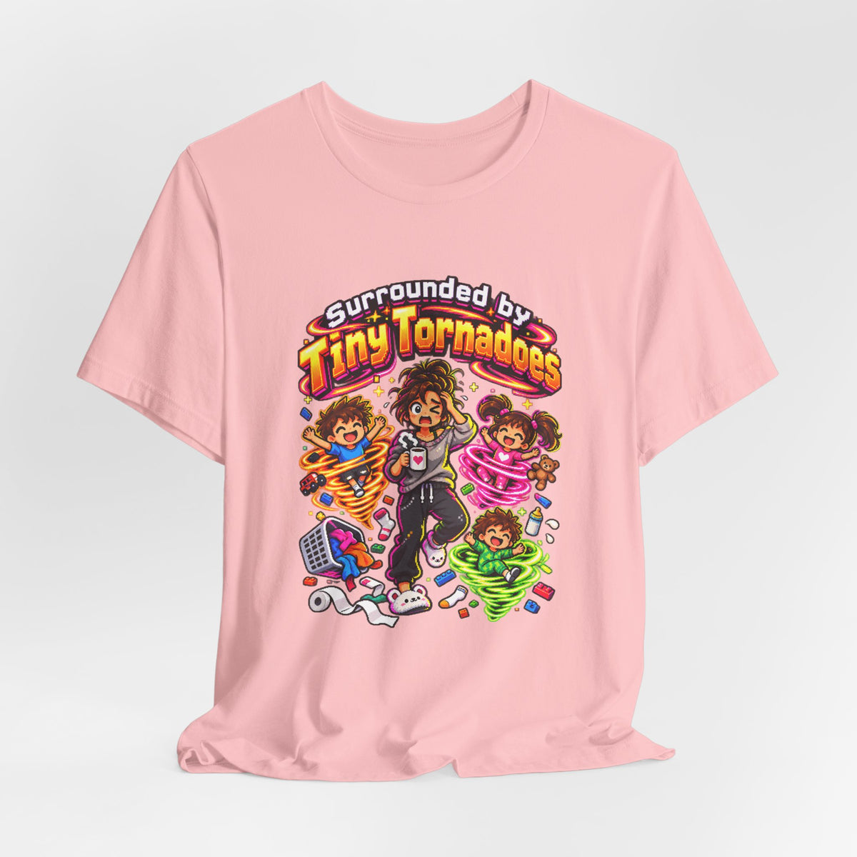 Surrounded by Tiny Tornadoes Funny Parent T-Shirt