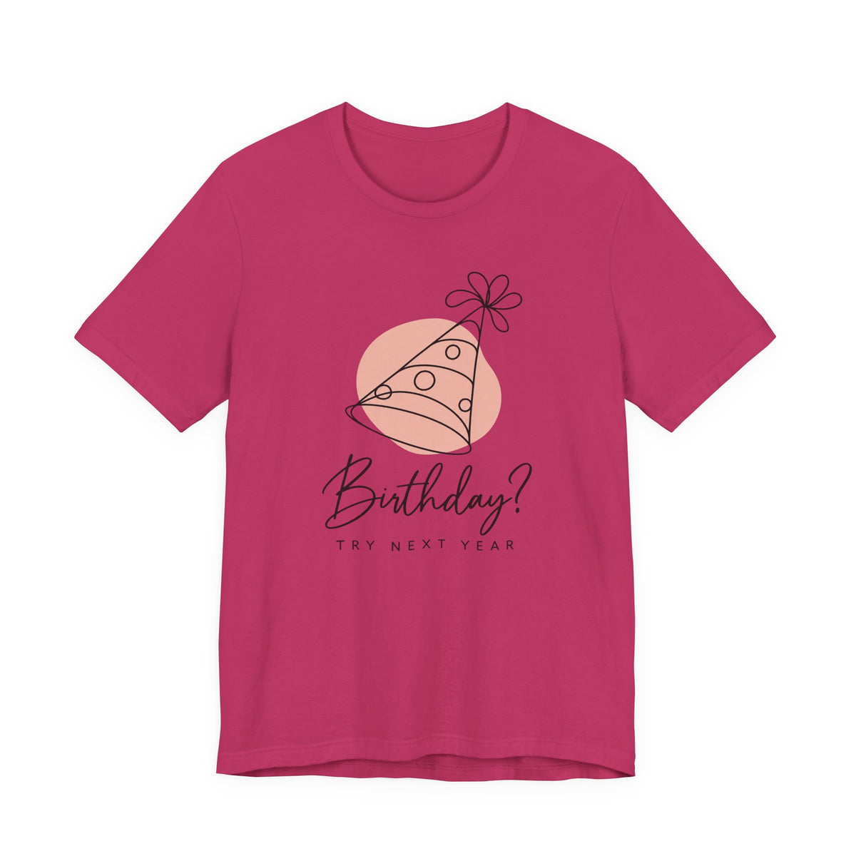 Birthday? Try Next Year Funny Sarcastic T-Shirt