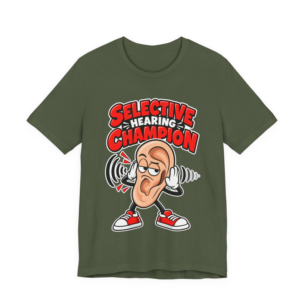 Selective Hearing Champion Funny Sarcastic T-Shirt