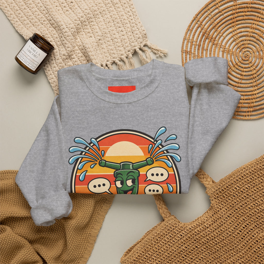Fluent In Lawn Gossip Funny Gardening Sweatshirt
