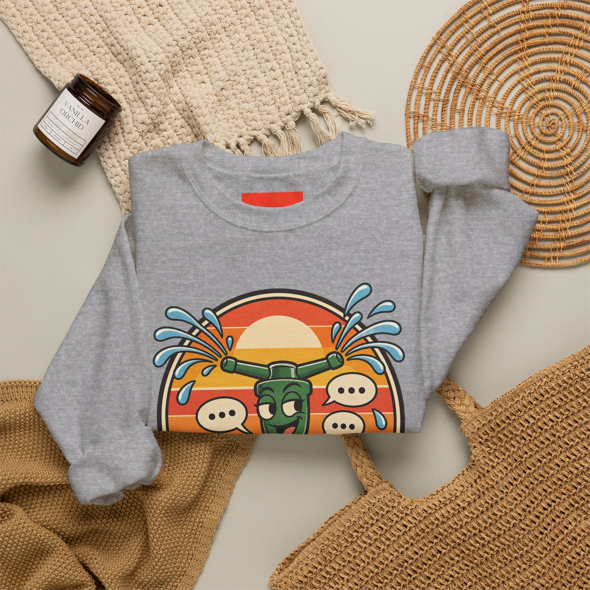 Fluent In Lawn Gossip Funny Gardening Sweatshirt