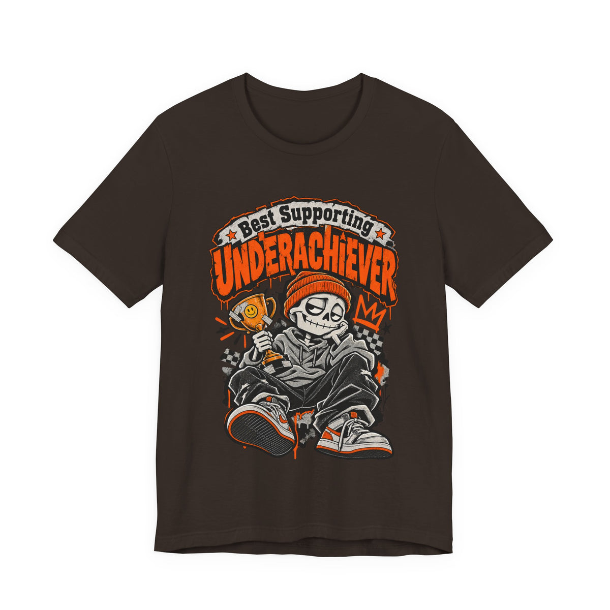 Best Supporting Underachiever Funny Sarcastic Streetwear T-Shirt