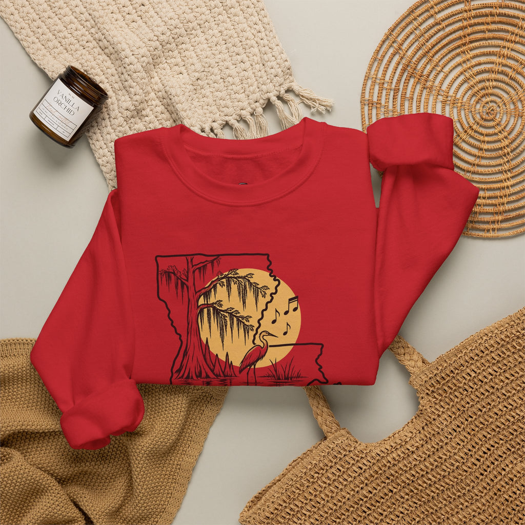 Laissez les bons temps rouler Funny Typography Sweatshirt