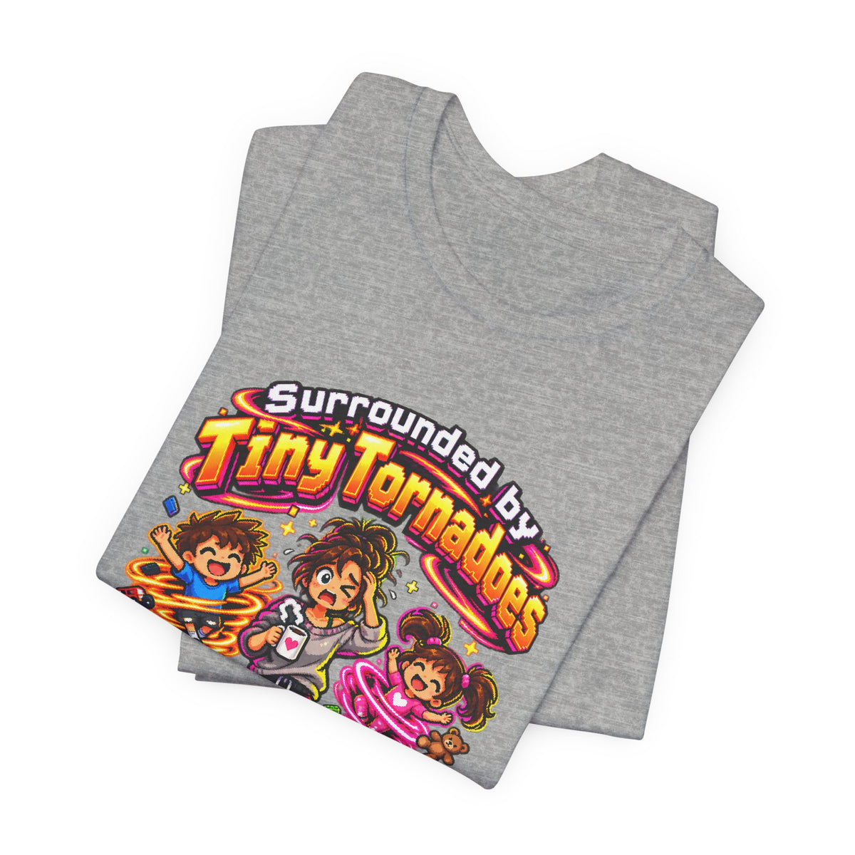 Surrounded by Tiny Tornadoes Funny Parent T-Shirt