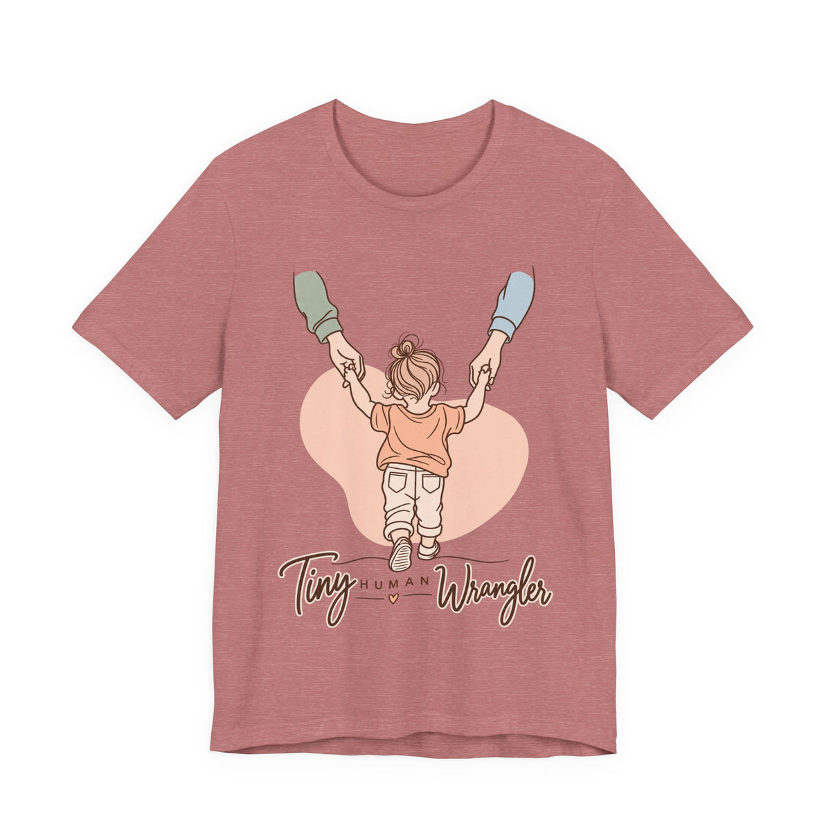 Tiny Human Wrangler Funny Parent T-Shirt