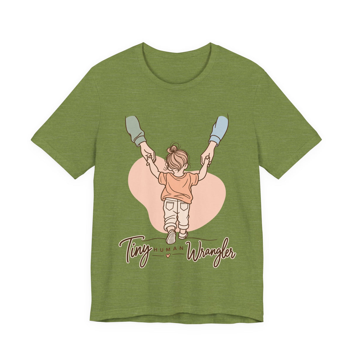 Tiny Human Wrangler Funny Parent T-Shirt