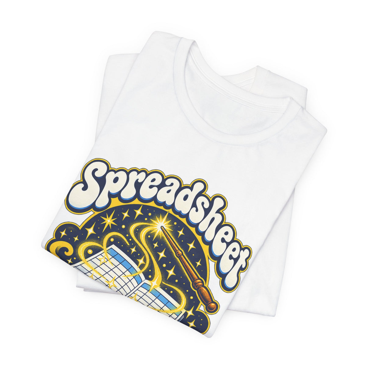 Spreadsheet Sorcery Unleashed Funny Office Humor T-Shirt