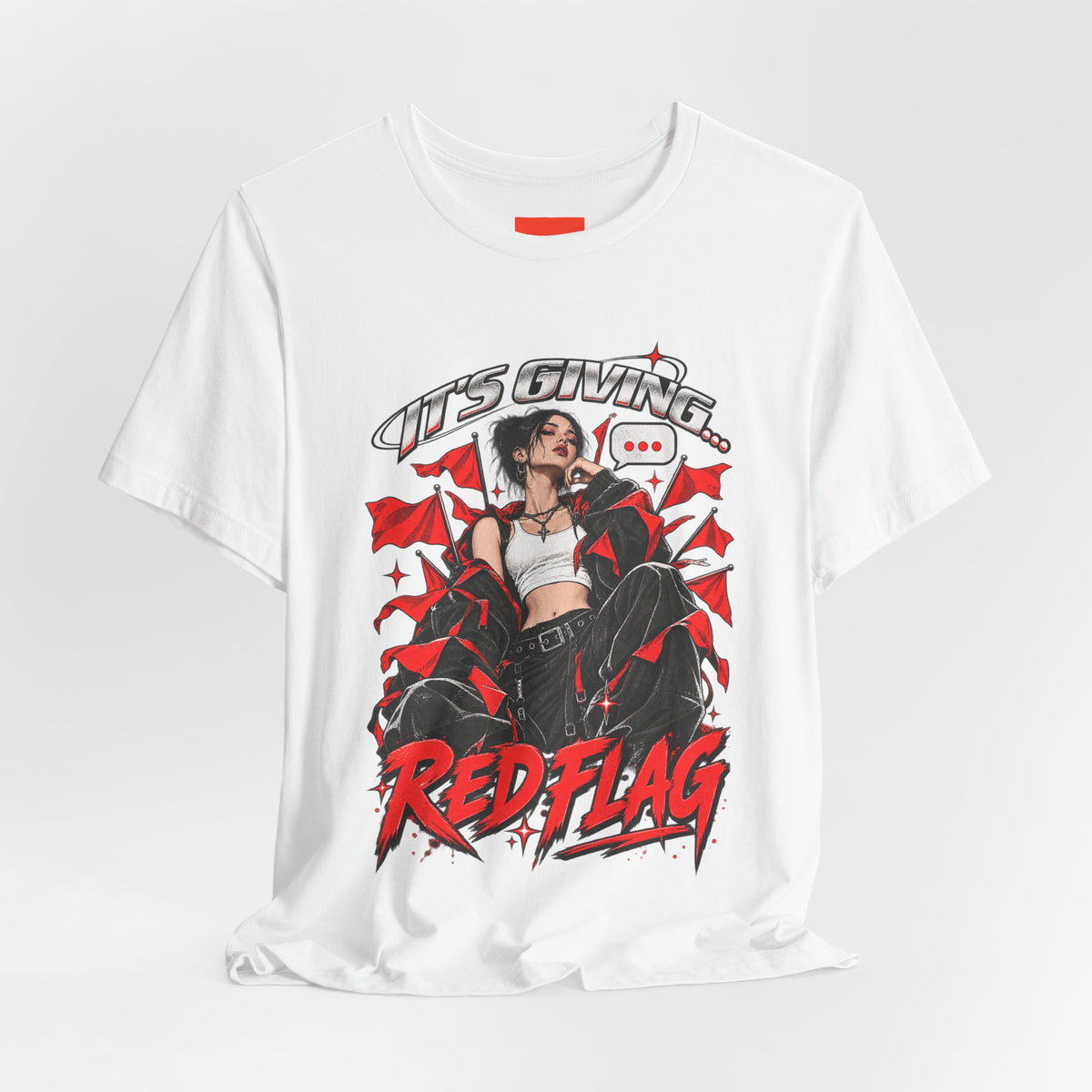 IT’S GIVING… RED FLAG Funny Graphic T-Shirt