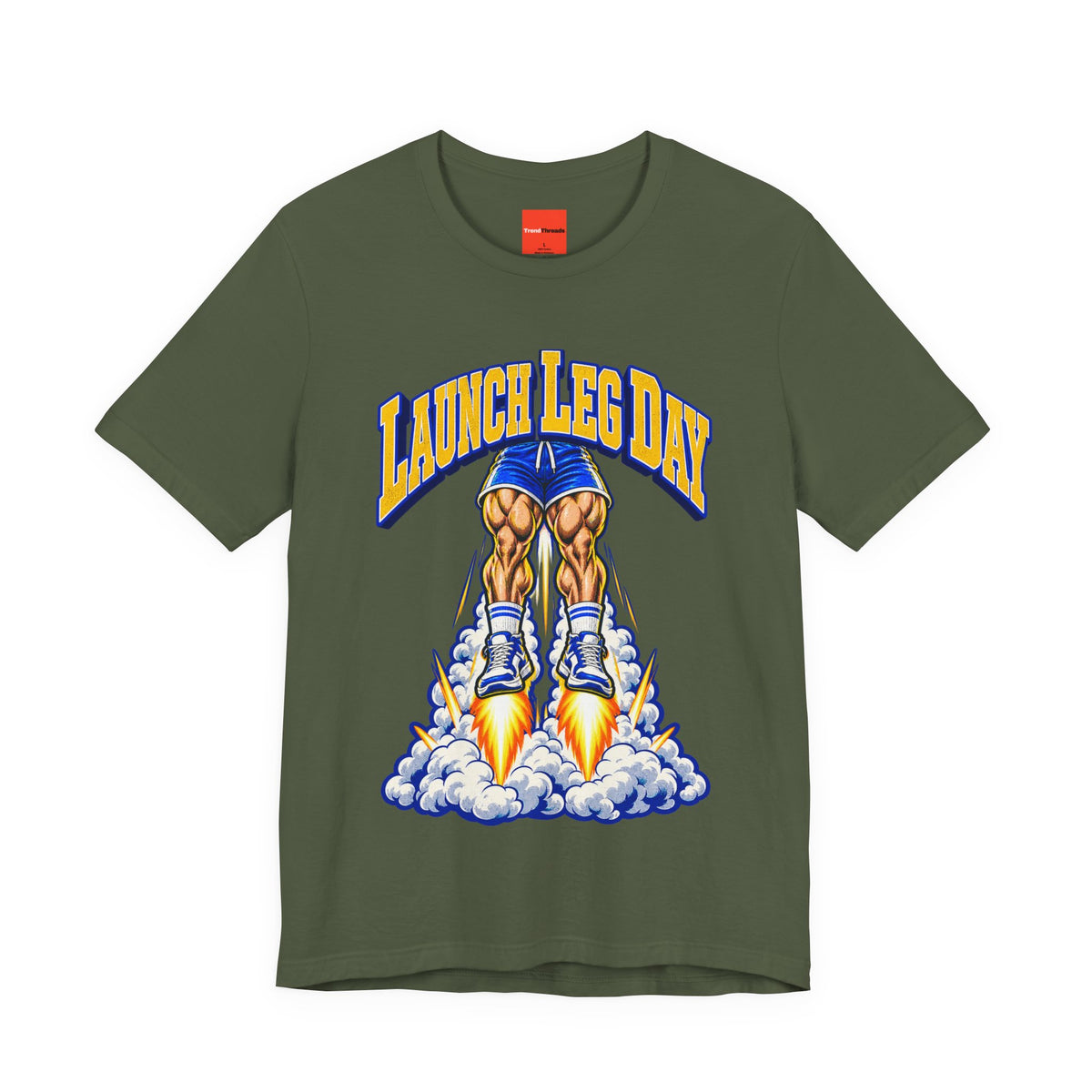 Launch Leg Day Funny Fitness T-Shirt