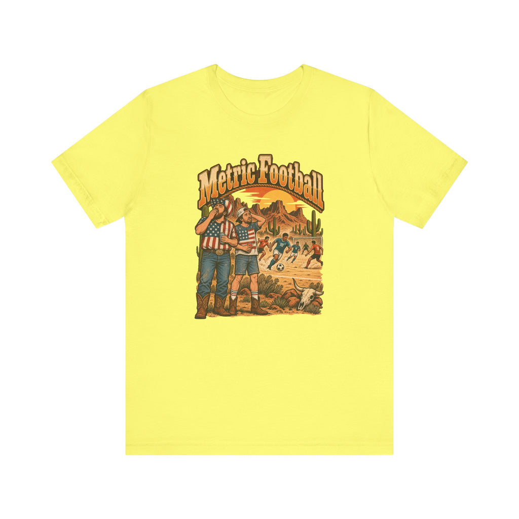 Metric Football Funny Western Ranch T-Shirt