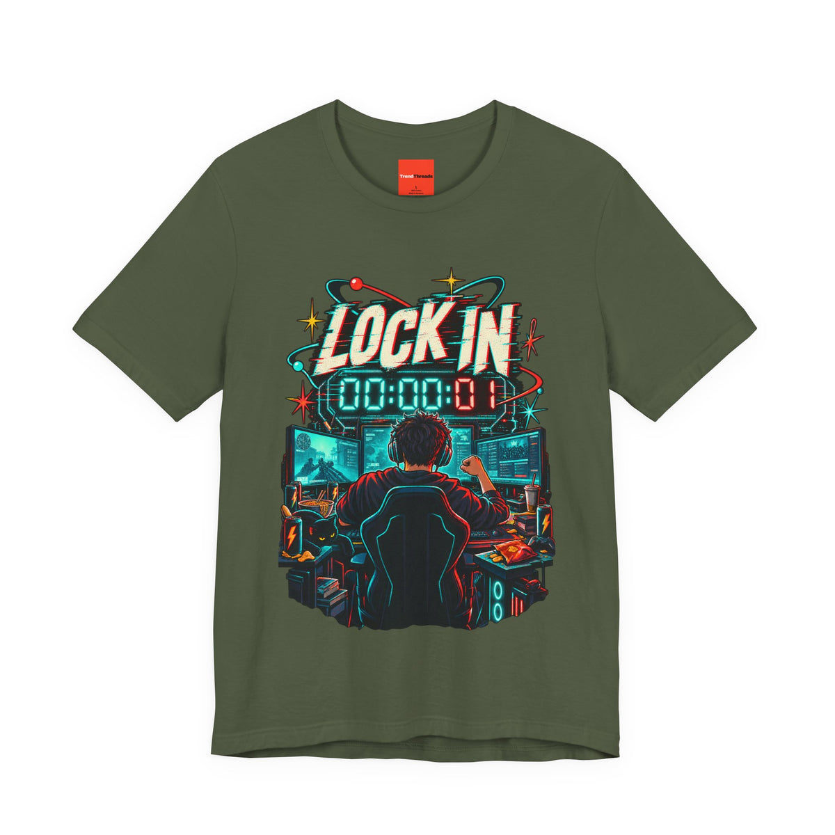 LOCK IN Funny Y2K Style General T-Shirt