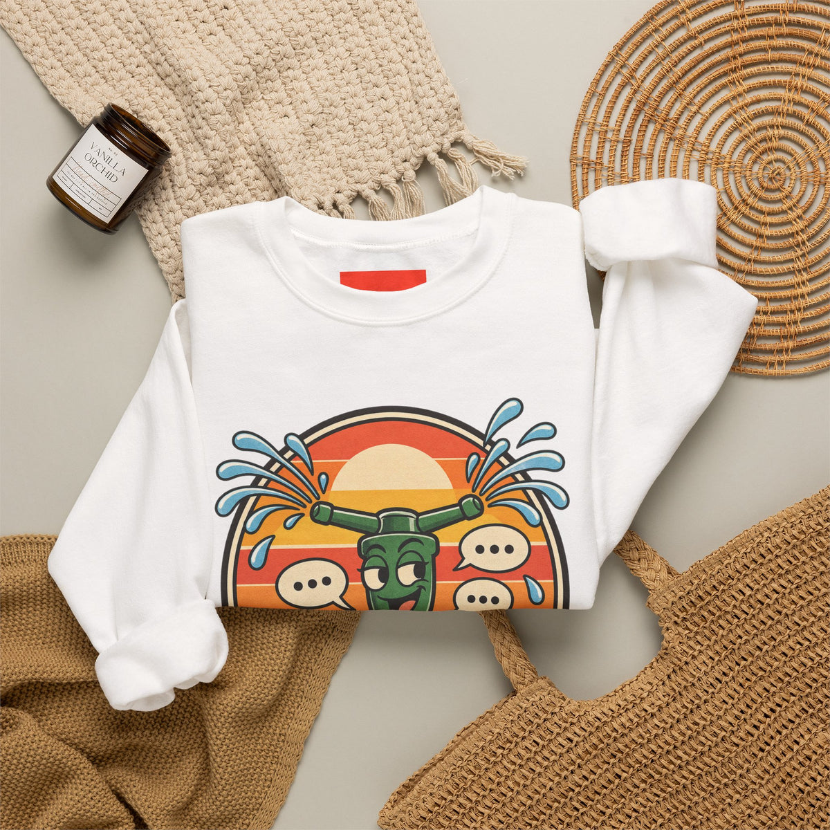 Fluent In Lawn Gossip Funny Gardening Sweatshirt