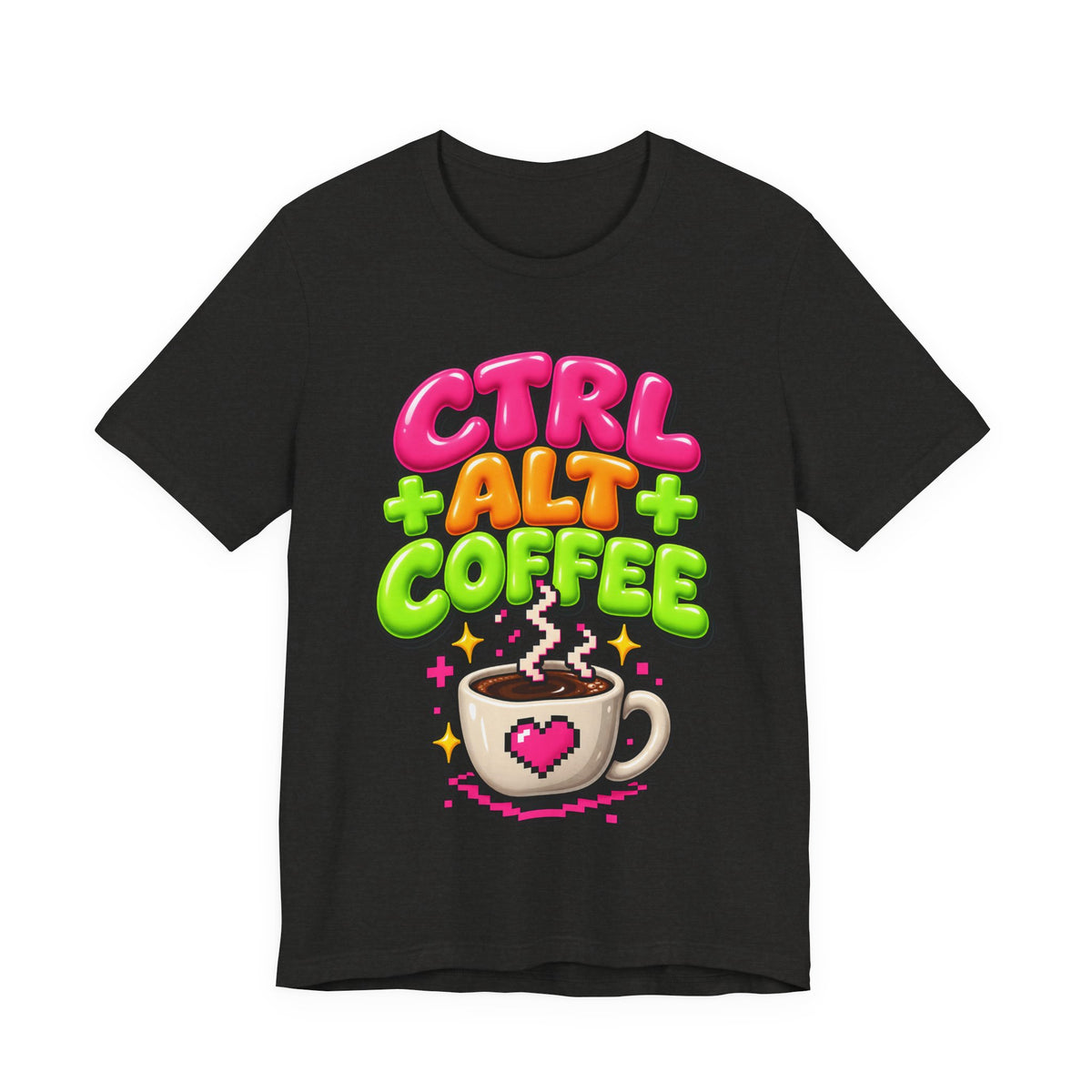 CTRL + ALT + COFFEE Funny Programmer T-Shirt