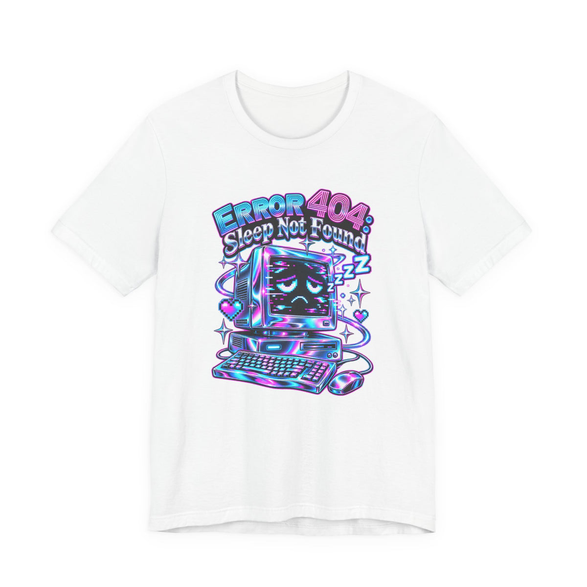 Error 404: Sleep Not Found Funny Programmer T-Shirt