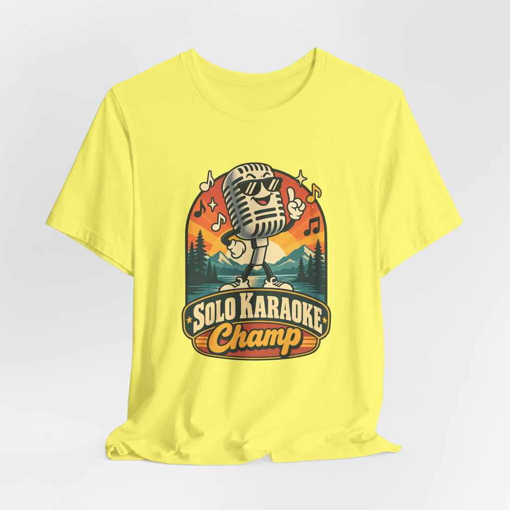 Solo Karaoke Champ Funny Karaoke T-Shirt