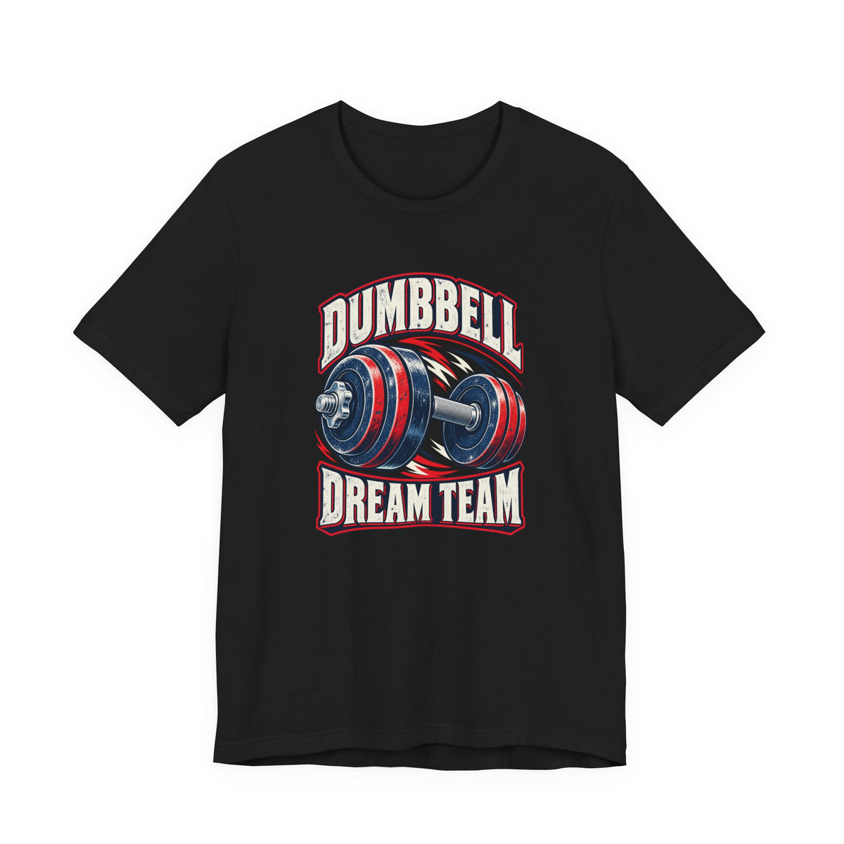 Dumbbell Dream Team Funny Fitness T-Shirt