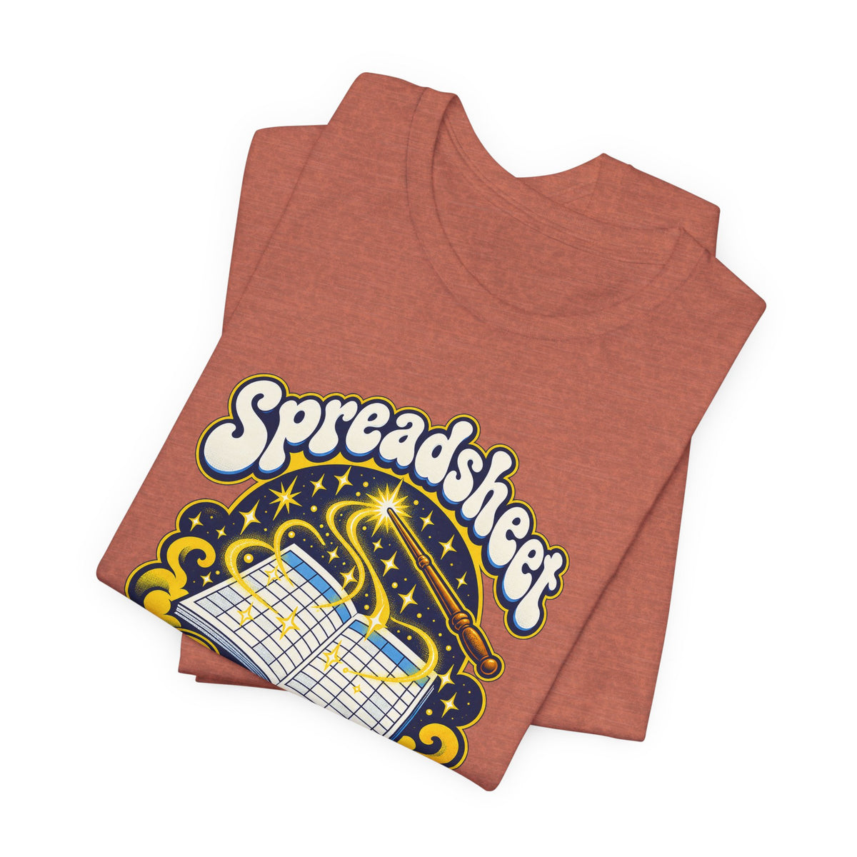 Spreadsheet Sorcery Unleashed Funny Office Humor T-Shirt
