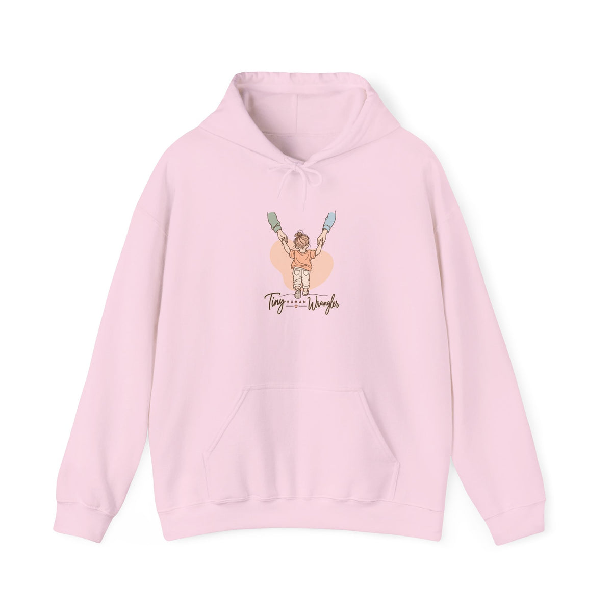 Tiny Human Wrangler Funny Parent Hoodie