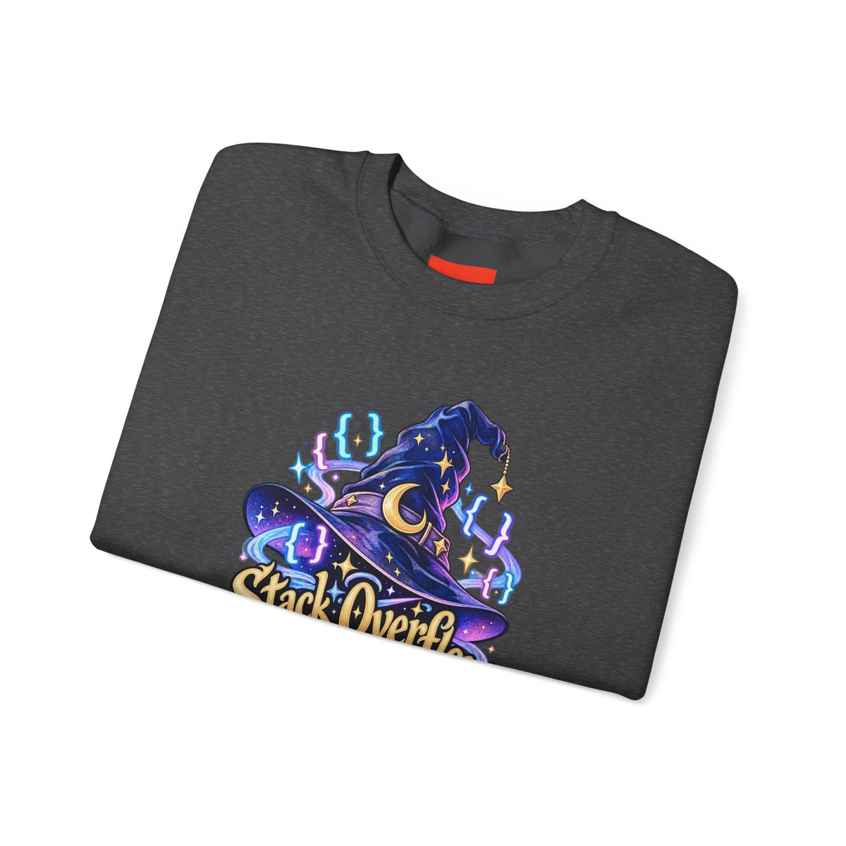 Stack Overflow Sorceress Funny Programmer Sweatshirt