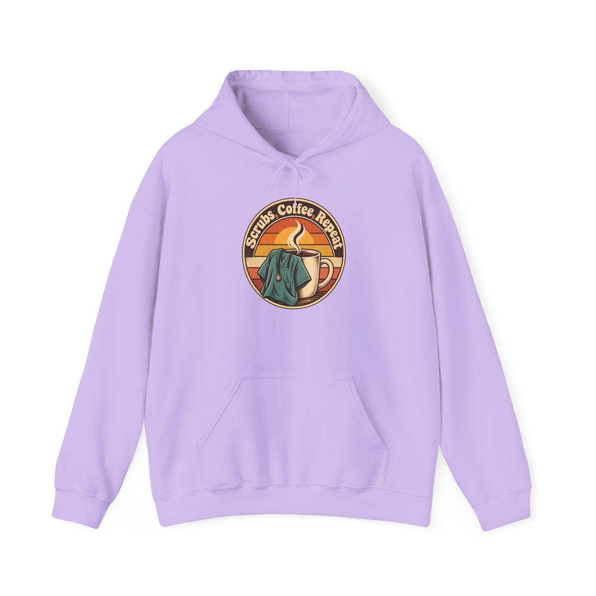 Scrubs, Coffee, Repeat Funny Nurse Hoodie