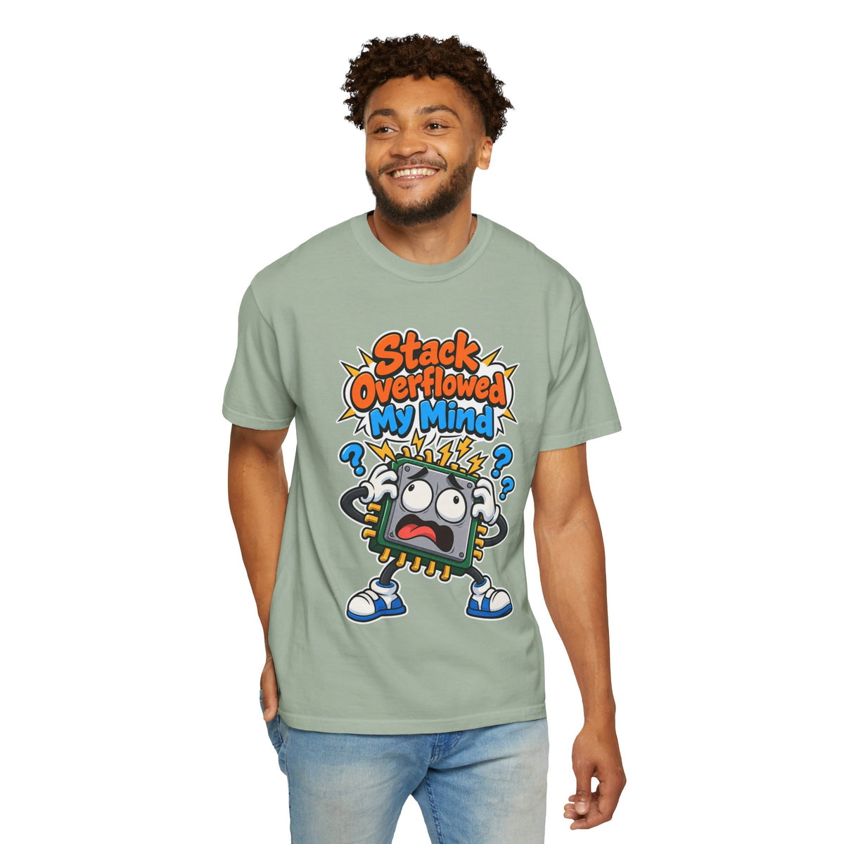 Stack Overflowed My Mind Funny Programmer T-Shirt