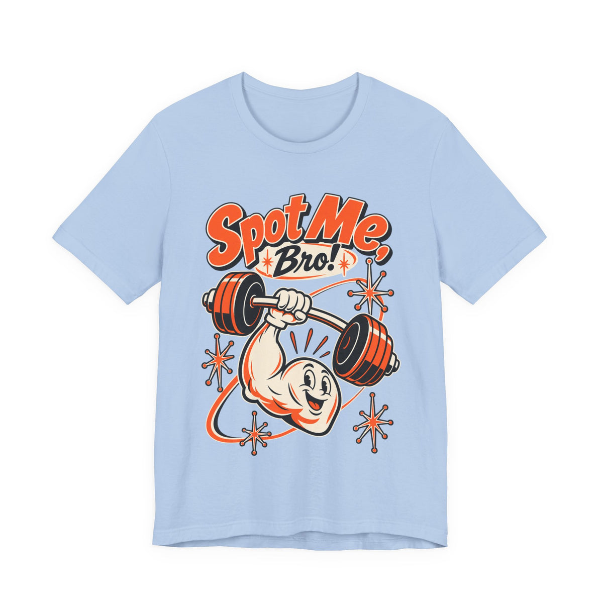 Spot Me, Bro! Funny Fitness T-Shirt