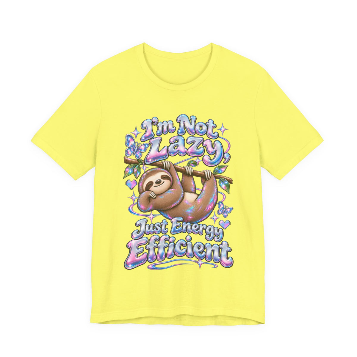 I'm Not Lazy, Just Energy Efficient Funny Casual T-Shirt