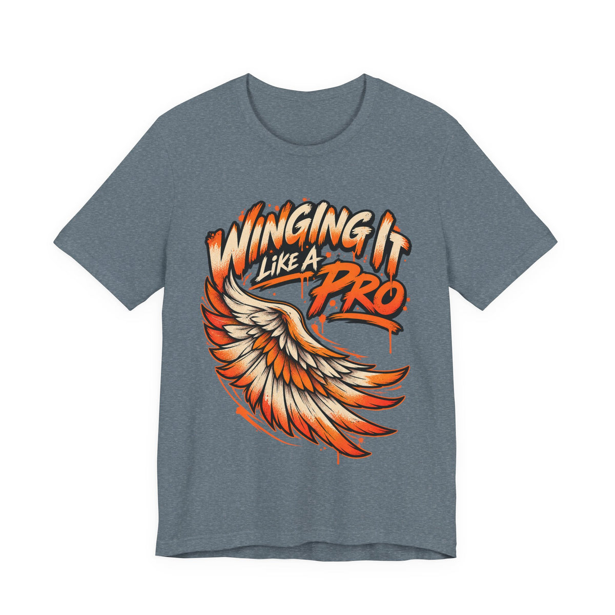 Winging It Like A Pro Funny Self-Deprecation T-Shirt