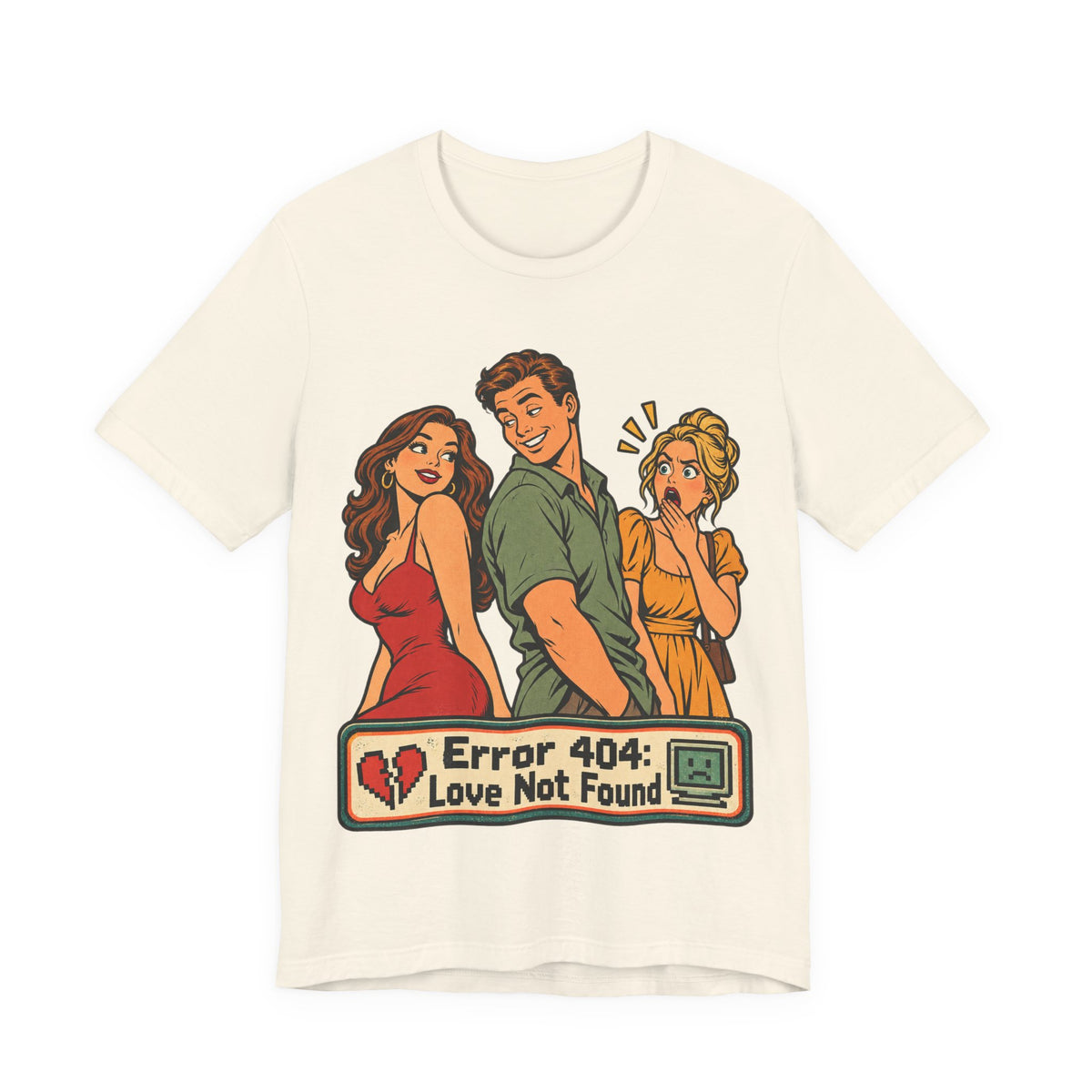 Error 404: Love Not Found Funny Programmer T-Shirt