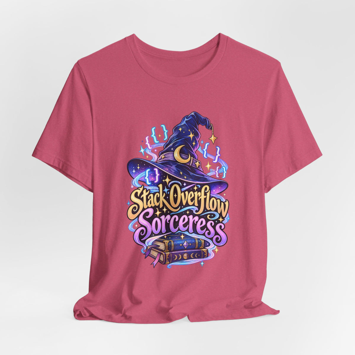 Stack Overflow Sorceress Funny Programmer T-Shirt
