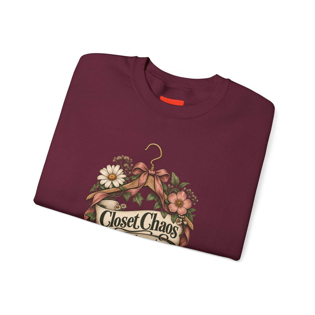 Closet Chaos Coordinator Funny Organizational Sweatshirt