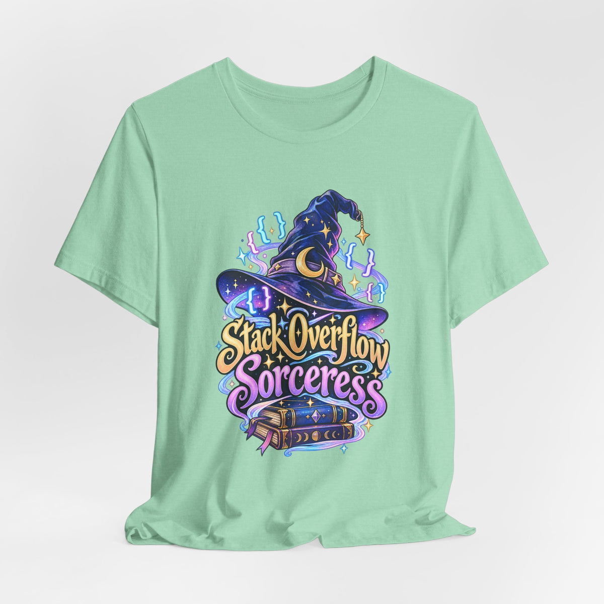 Stack Overflow Sorceress Funny Programmer T-Shirt