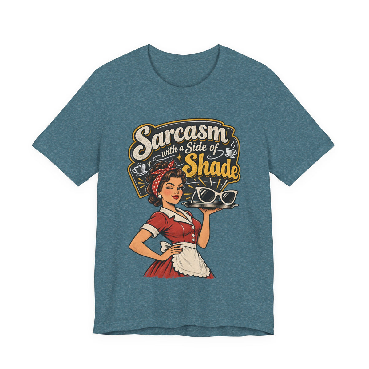 Sarcasm with a Side of Shade Funny Sarcastic T-Shirt