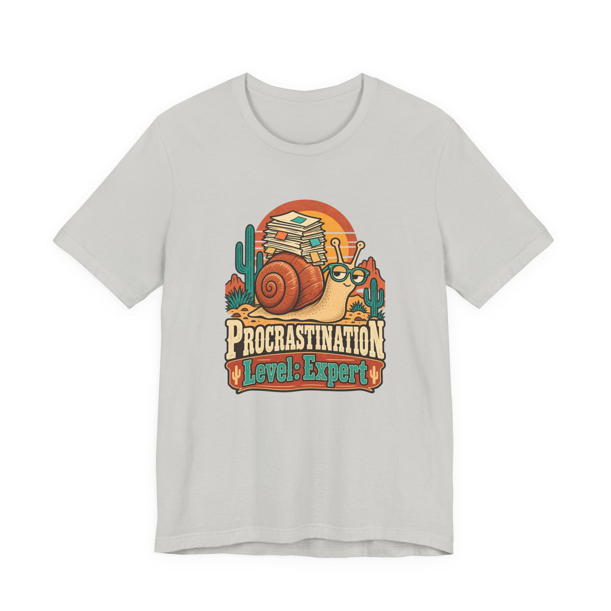 Procrastination Level: Expert Funny Student T-Shirt