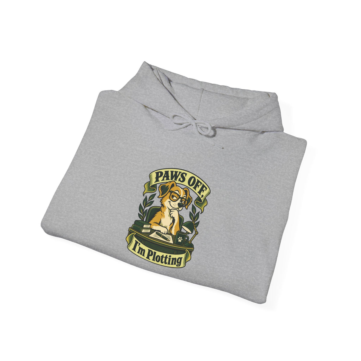 Paws Off, I’m Plotting Funny Pet Humor Hoodie